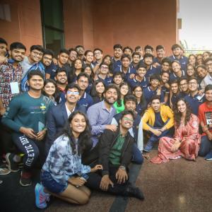 Hit2 Movie Team at Bits Pilani campus