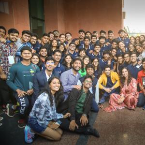 Hit2 Movie Team at Bits Pilani campus