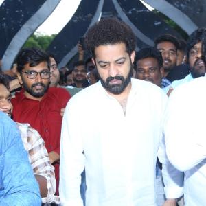 Jr Ntr and Balakrishna Visits NTR Ghat