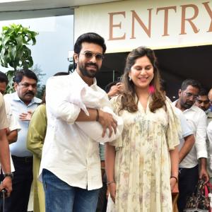 Photos: Glimpse of Ram charan and Upasana Baby
