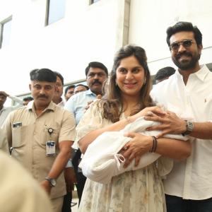 Photos: Glimpse of Ram charan and Upasana Baby