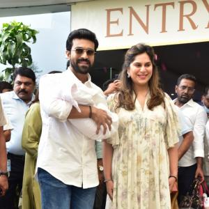 Photos: Glimpse of Ram charan and Upasana Baby