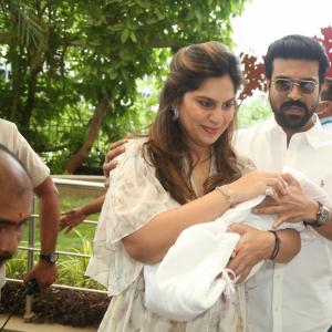 Photos: Glimpse of Ram charan and Upasana Baby