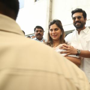 Photos: Glimpse of Ram charan and Upasana Baby