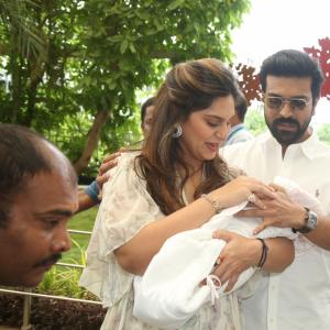 Photos: Glimpse of Ram charan and Upasana Baby