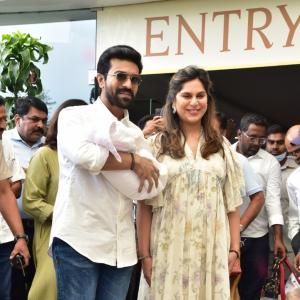 Photos: Glimpse of Ram charan and Upasana Baby