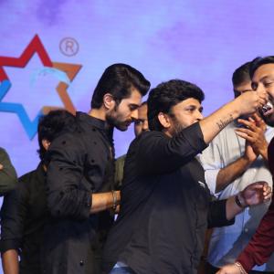 Kushi Movie Blockbuster Celebrations Photos