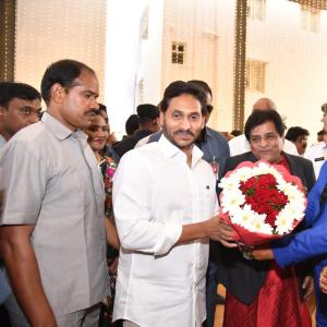 YS Jagan at Ali Daughter Marriage Reception
