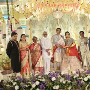 Celebrities at Gunasekhar Daughter Marriage Reception