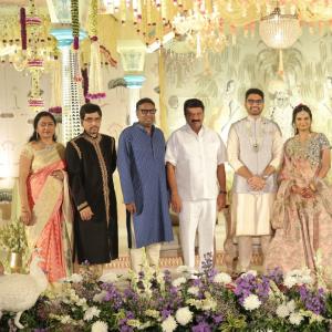 Celebrities at Gunasekhar Daughter Marriage Reception