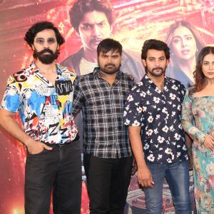 Shanmukha - Telugu Movie Trailer Launch Photos