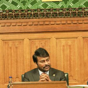Megastar Chiranjeevi Receives Lifetime Achievement Award at UK Parliament Photos