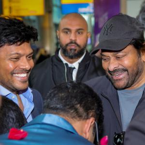 Megastar Chiranjeevi Receives Lifetime Achievement Award at UK Parliament Photos