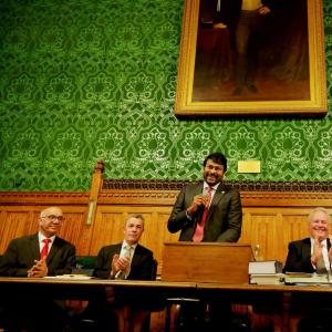 Megastar Chiranjeevi Receives Lifetime Achievement Award at UK Parliament Photos