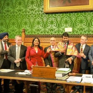 Megastar Chiranjeevi Receives Lifetime Achievement Award at UK Parliament Photos