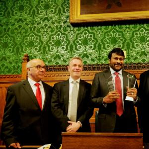 Megastar Chiranjeevi Receives Lifetime Achievement Award at UK Parliament Photos