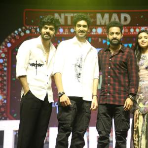 NTR@ Mad Square Movie Success Meet Event