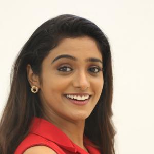 Actress Roopa Koduvayur Stuns in Bold Red Shirt Dress – See Latest Photos