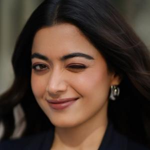Actress Rashmika Mandanna Radiates Elegance in Classy Blue Dress – Latest Photos