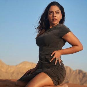 Actress Deviyani Sharma Stuns in Bold Olive Dress – Latest Photos