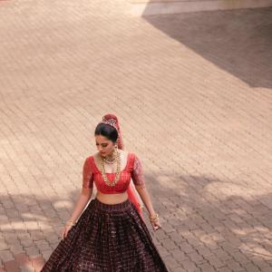 Actress Nabha Natesh Looks Royal in Traditional Lehenga – Latest Photos