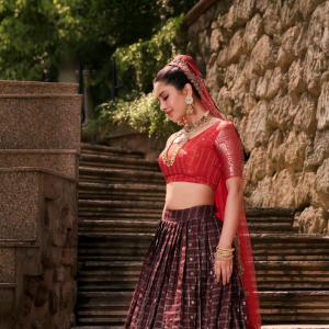 Actress Nabha Natesh Looks Royal in Traditional Lehenga – Latest Photos