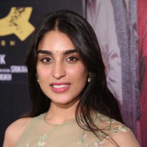 Yukti Thareja Looks Graceful in Pastel Green Floral Saree – Latest Photos