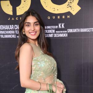 Yukti Thareja Looks Graceful in Pastel Green Floral Saree – Latest Photos