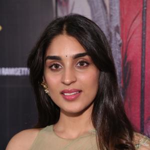 Yukti Thareja Looks Graceful in Pastel Green Floral Saree – Latest Photos