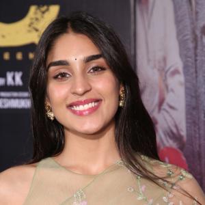 Yukti Thareja Looks Graceful in Pastel Green Floral Saree – Latest Photos