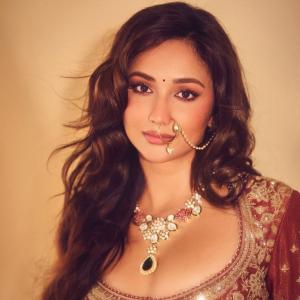Actress Akanksha Sharma Looks Royal in Maroon Lehenga – Latest Photos Go Viral
