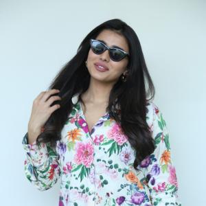 Actress Ketika Sharma Slays the Floral Trend in Casual Style – Latest Photos