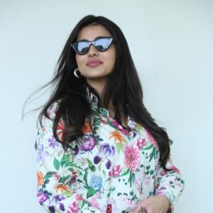Actress Ketika Sharma Slays the Floral Trend in Casual Style – Latest Photos