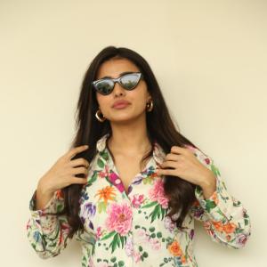 Actress Ketika Sharma Slays the Floral Trend in Casual Style – Latest Photos