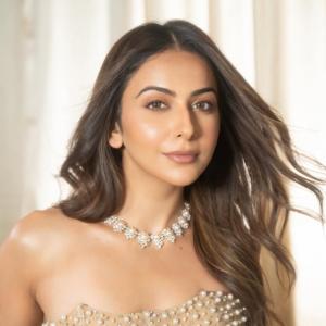 Latest Photos | Actress Rakul Preet Singh Slays in Pearl Embellished Glamour Gown