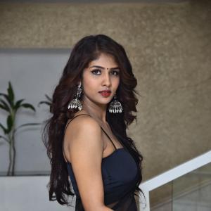 Latest Photos | Actress Aaradhya Devi Dazzles in Elegant Black Saree Look