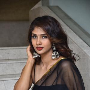 Latest Photos | Actress Aaradhya Devi Dazzles in Elegant Black Saree Look