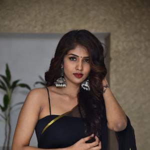 Latest Photos | Actress Aaradhya Devi Dazzles in Elegant Black Saree Look