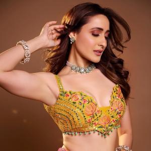 Actress Pragya Jaiswal Dazzles in a Festive Lehenga – Latest Photos