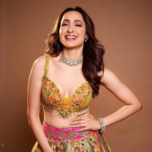 Actress Pragya Jaiswal Dazzles in a Festive Lehenga – Latest Photos