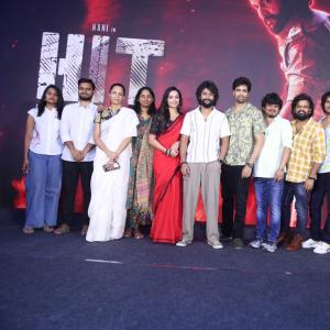 Actor Nani's Latest Telugu Movie HIT 3 Success Meet Photos