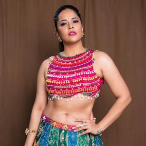 Anasuya Bharadwaj’s Festive Look in Lehenga | Latest Photos