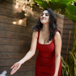 Actress Priyanka Kholgade Looks Stunning in Elegant Red Dress | Latest Photos