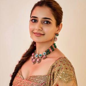 Actress Ashika Ranganath Looks Regal in Traditional Lehenga | Latest Photos
