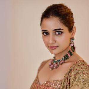 Actress Ashika Ranganath Looks Regal in Traditional Lehenga | Latest Photos