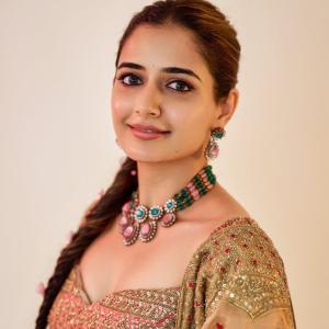 Actress Ashika Ranganath Looks Regal in Traditional Lehenga | Latest Photos