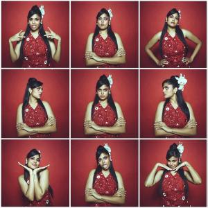 Actress Faria Abdullah Slays in Bold Red Dress | Latest Glam Photoshoot