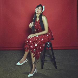 Actress Faria Abdullah Slays in Bold Red Dress | Latest Glam Photoshoot