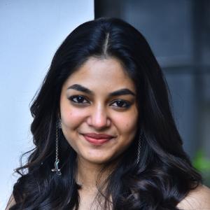 Actress Ivana Looks Fresh and Chic in Blue Checkered Dress | Latest Photos