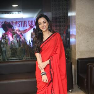Actress Srinidhi Shetty Stuns in Elegant Red Saree | Latest Photos
